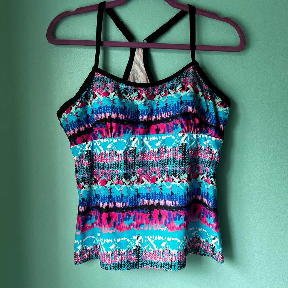 Swim Suit Lot --  2 tops and one bottom Size 10 -- Built in Bra Womens